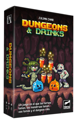 Juego De Mesa Dungeons & Drinks Buro