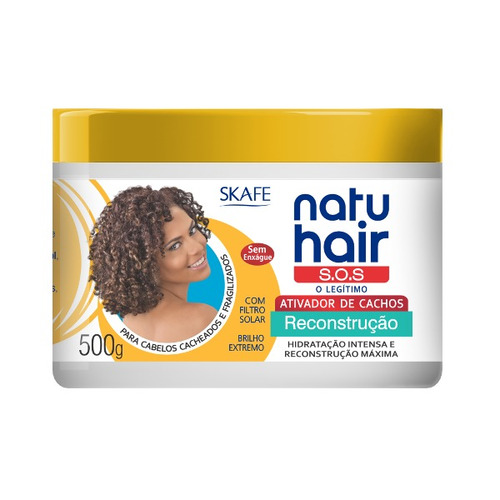 Natuhair S.o.s  Ativador De Cachos Reconstrução 500g