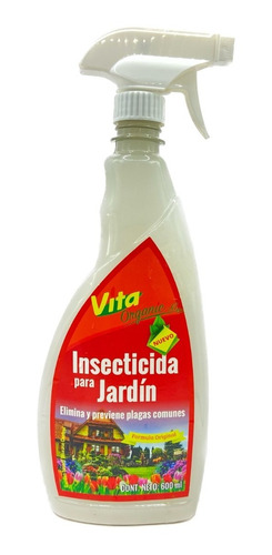 Insecticida Jardín Vita 600ml Control De Plagas Malathion