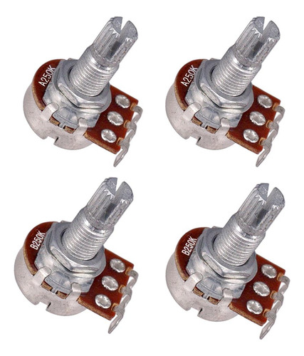 4 Piezas A250k / B250k Potenciómetro Conjunto De