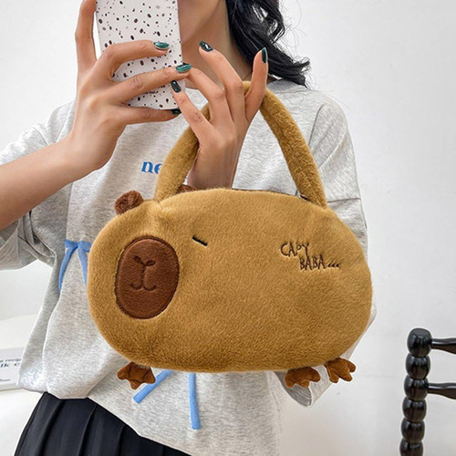 Jy Bolso De Peluche De Capibara, Adorable Bolso De Capibara