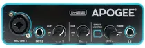 Comprar Placa Inteface De Audio Usb 2 Canales Apogee Im22 Phantom Color Negro