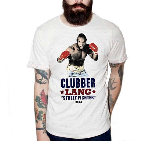 Remera, Clubber Lang, Rocky, Remeras De Peliculas, Mr T