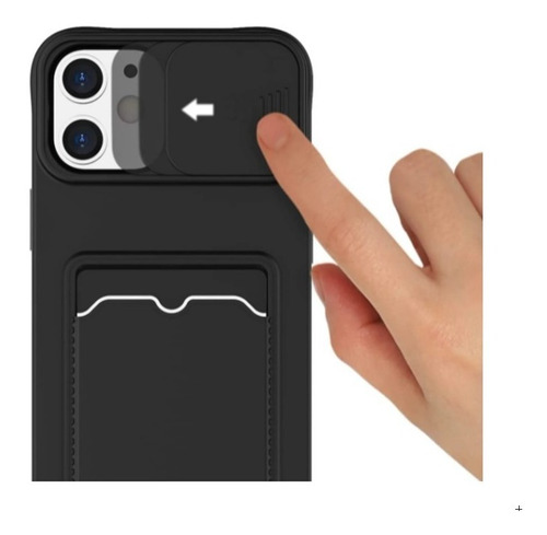 Capa Slide Fecha A Camera Para iPhone 11 6.1 Porta Cartão