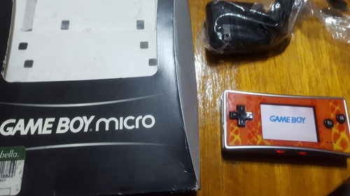 Gameboy Micro Sin Uso Con Cargador 120v Más Caja Degastada (Usado)