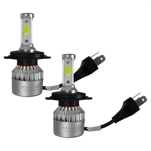 Par Lâmpada Led H4 24v 36w 28000lm 6500k