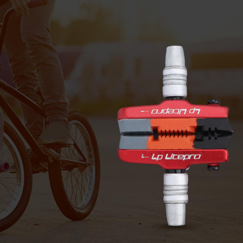 2x Bloques De Freno De Bicicleta Duraderos Yo Rojo Yo Rojo