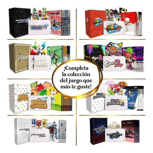 20 Tarjetas Nfc Amiibo- Mario Kart 8 Deluxe+ Empaque Oficial