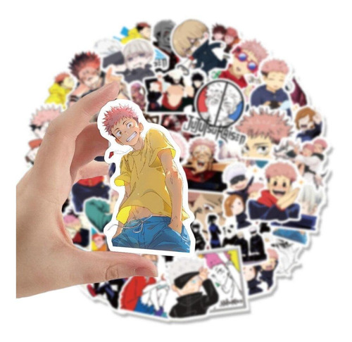 Stickers Jujutsu Kaisen Gojo Sukuna (100 Unidades)