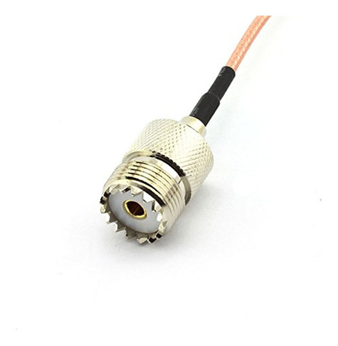 Imagen 5 de 11 de Cable De Antena Coaxial, Sma Macho A Uhf Hembra / Hembra