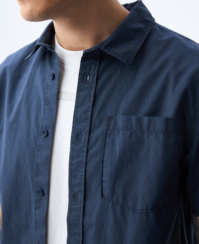 Camisa Americanino 811g005 Azul Colon