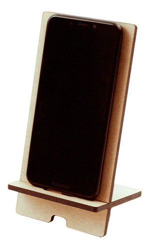 Imagen 2 de 6 de 50 Dock Bases Madera Mdf Celular iPhone Corte Laser