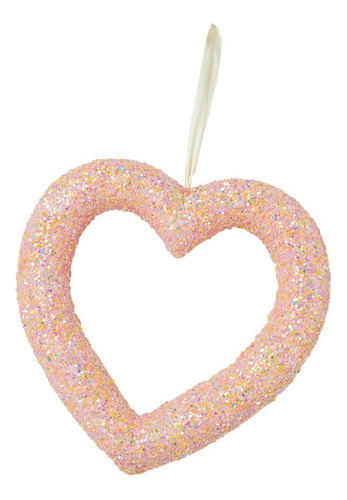 Corona De Corazón Decorativa Para El Día De San Valentín, Co