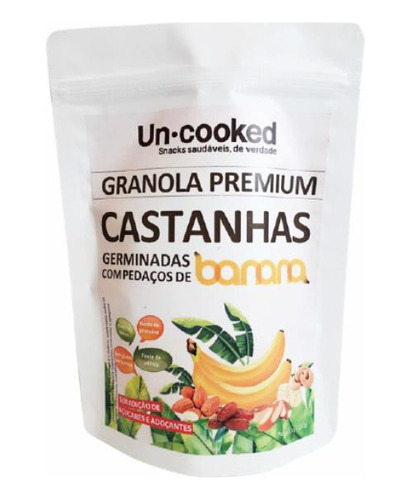 Kit 2 Granola Castanhas Germinadas/banana Sem Glúten