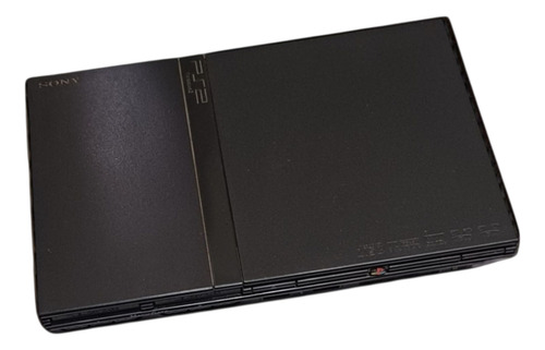 Playstation 2 Completo Controles Bluetooth Sem Fio + M. Card Preto - Apenas Console (Usado)