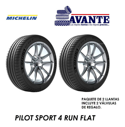 Llanta 225/45r17 Michelin Pilot Sport4 Runflat 91w ( Paq. 2)