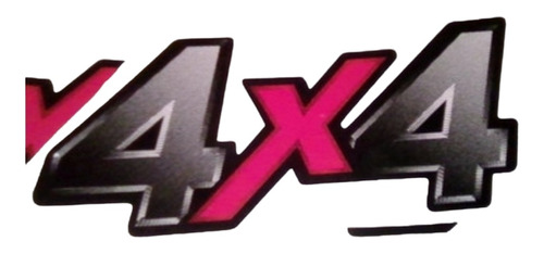 Emblema 4x4 Chevrolet Luv Dmax