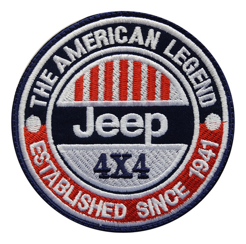 Parche Bordado Jeep Team Overland Troop 4x4 American Legend