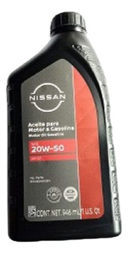 Aceite Nissan 20w50