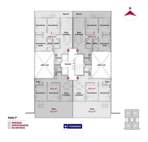 Imagen 12 de 12 de Departamento De Un Dormitorio Con Patio Exclusivo - Ituzaingo 600