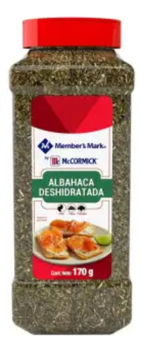 Albahaca Deshidratada Mccormick 170 G