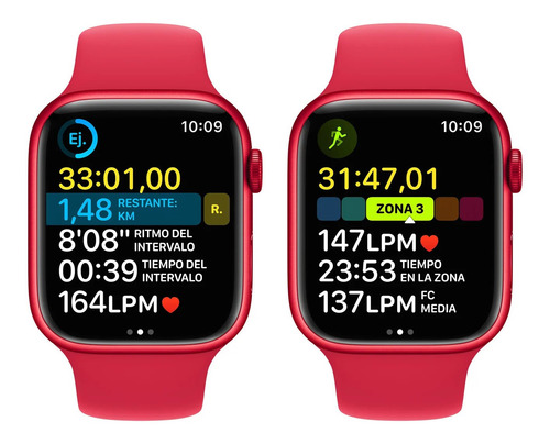Apple Watch Series 8 GPS - Caja (PRODUCT)RED de aluminio 41 mm - Correa deportiva (PRODUCT)RED - Patrón