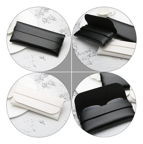 Estuches De Piel De Pvc Para Gafas De Sol, 2 Unidades, Elega