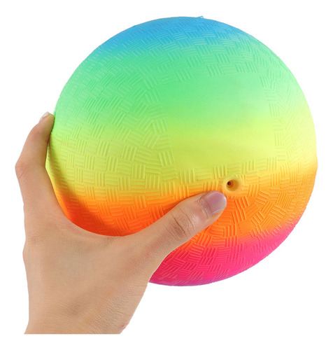 M Divertida Pelota Inflable De Color Arcoíris, Juguete De