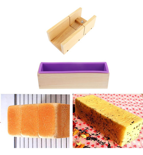 Cortar Pan De Jabón De , 1 De Silicona Rectangular (900 Ml)