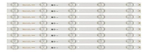 Kit Leds Makena 50s7 (8tiras 5leds) - Aluminio, Nuevo ,