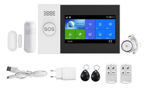 Kit Alarma Para Casa Inalambrica Gsm Y Wifi (recomendada)