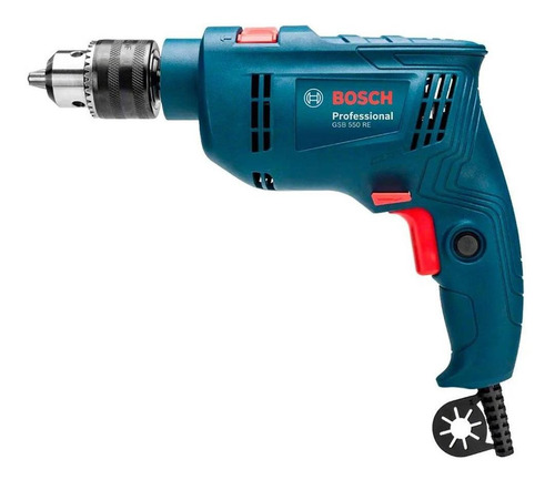 Furadeira De Impacto 1/2 Bosch Gbs 550w 220v Azul