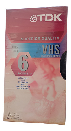 Fita Vhs Tdk ( Lacrada )