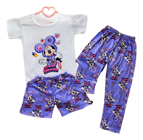 Pijama Infantil De Minnie Mouse