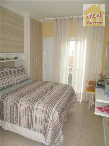 Imagem 15 de 30 de Sobrado Com 3 Dormitórios À Venda, 161 M² Por R$ 500.000,00 - Aviação - Praia Grande/sp - So0177
