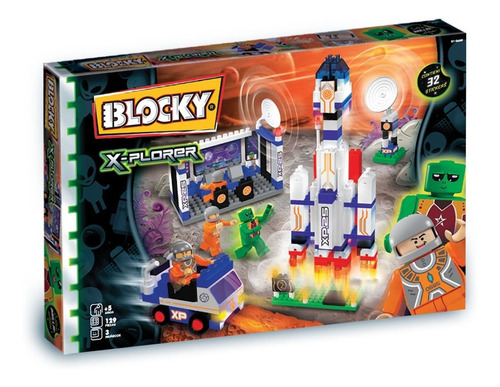 Bloques Blocky X-plorer Lanzamiento Cohete A Marte 290 Piezas