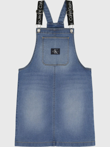 Jardinera Niña Simple Strap Azul Calvin Klein