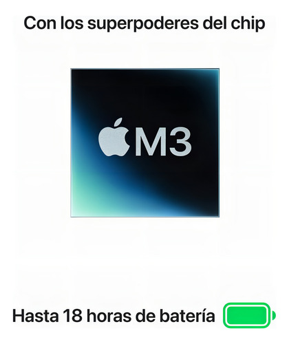 MacBook Air M3 15" blanco estelar 16GB de Ram - 512GB SSD - Apple Chip M3 - Distribuidor Autorizado