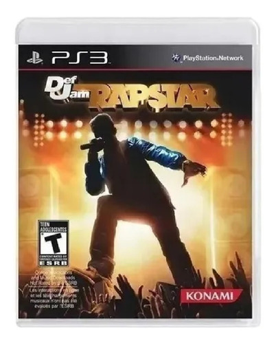 Jogo Def Jam Rapstar Ps3 Midia Fisica Playstation Konami