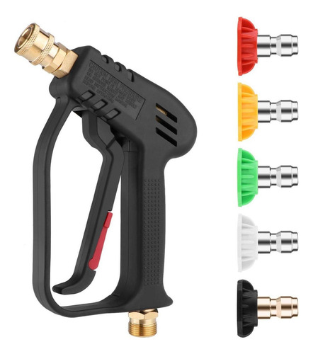 Pistola Lavadora Profesional De Pistola Lavadora + Boquillas