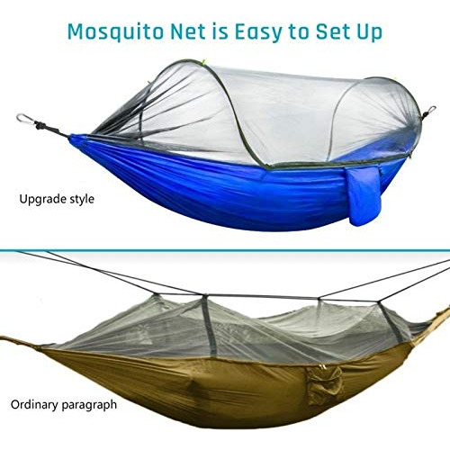 Hamaca Xl Con Mosquitera Integrada Protección Fácil Instalac
