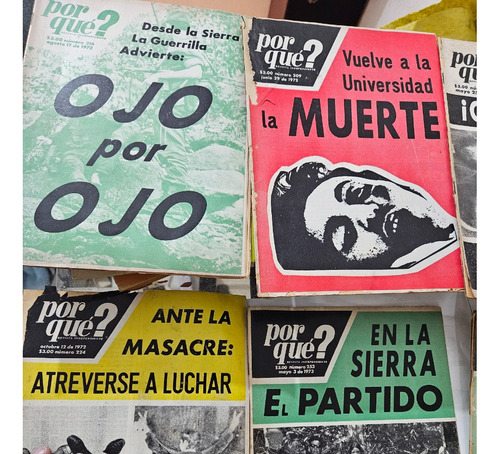 Revistas (pack De 6)  Porque Tlaltelolco Noviembre 1968