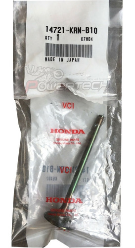 2 Valvulas De Escape Original Honda Crf 250 16 - 17