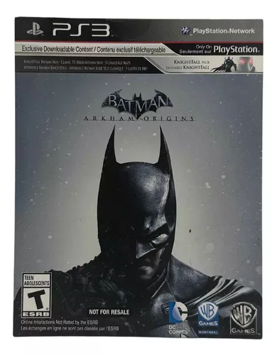 Usado: Jogo Batman Arkham City- PS3 em Promoção na Americanas