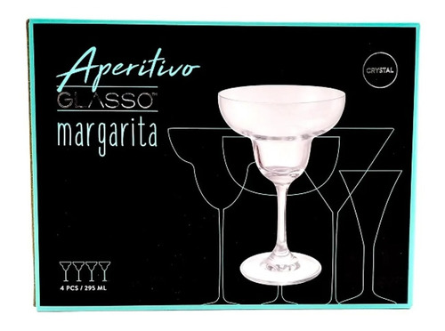 Set De 6 Copas Margarita 295 Ml