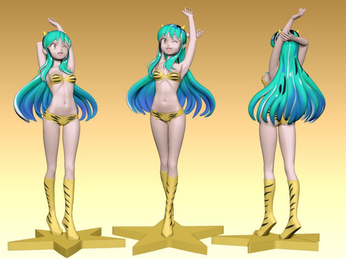 Archivo Stl Impresión 3d - Urusei Yatsura - Lum Invader