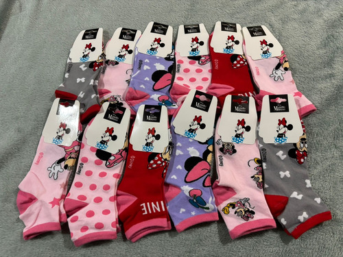 Pack 3 Par De Calcetines Niña Diseño Minnie Mouse De Disney