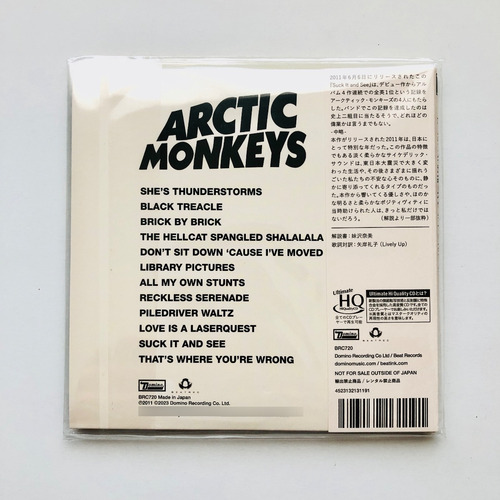 Cd Arctic Monkeys Suck It And See Japon Cd Limited Edition