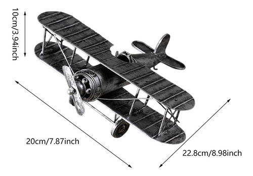 Modelo De Avión, Modelo De Avión Vintage, Accesorios Plata