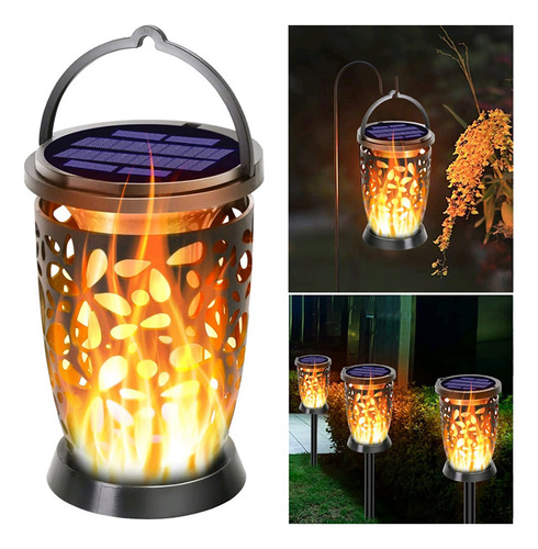 Antorcha Solar De 96 Led Para Danza, Parpadeo, Luz De Llama